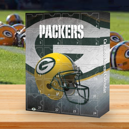 Green Bay Packers 2024 Advent Calendar -- The One With 24 Little Doors