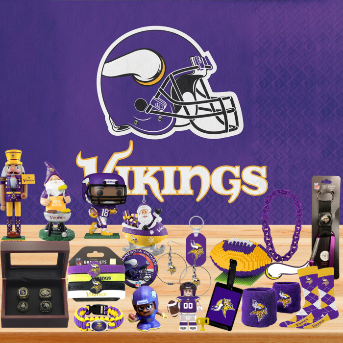 Minnesota Vikings 2024 Advent Calendar -- The One With 24 Little Doors
