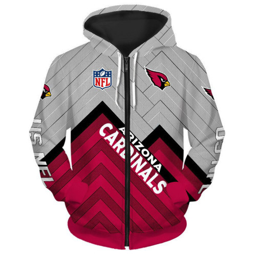 Arizona Cardinals | NFL team zipper Hoodie