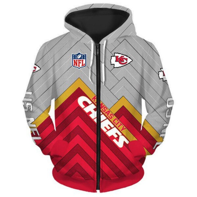 Kansas City Chiefs  | NFL team zipper Hoodie