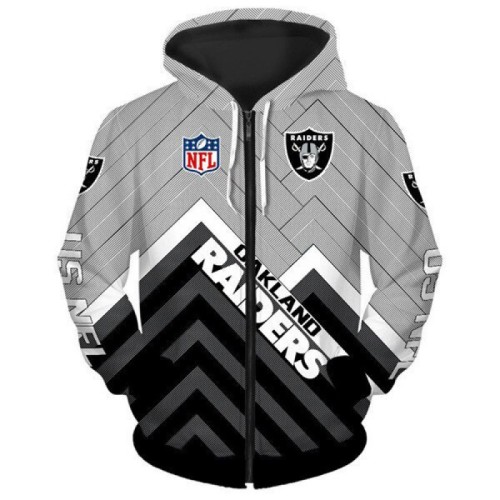 Las Vegas Raiders | NFL team zipper Hoodie