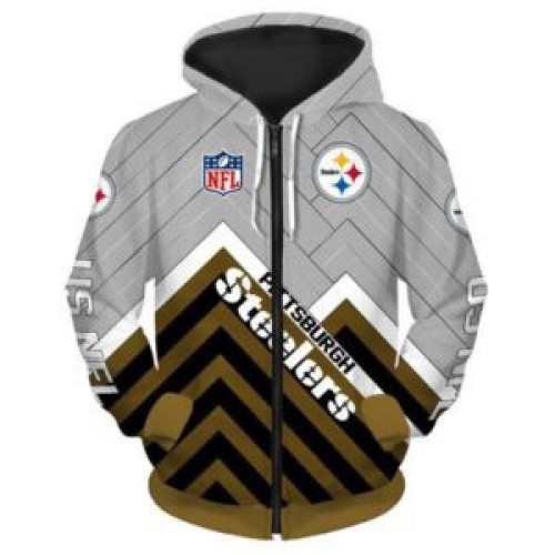 Pittsburgh Steelers | NFL team zipper Hoodie