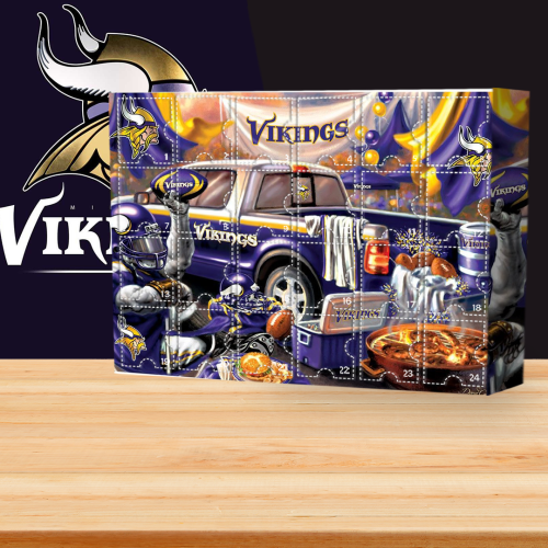 Minnesota Vikings Advent Calendar -- The One With 24 Little Doors