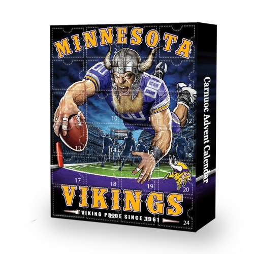 Minnesota Vikings 2024 Advent Calendar -- The One With 24 Little Doors