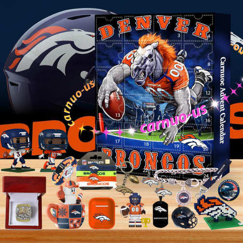 Denver Broncos Advent Calendar -- The One With 24 Little Doors
