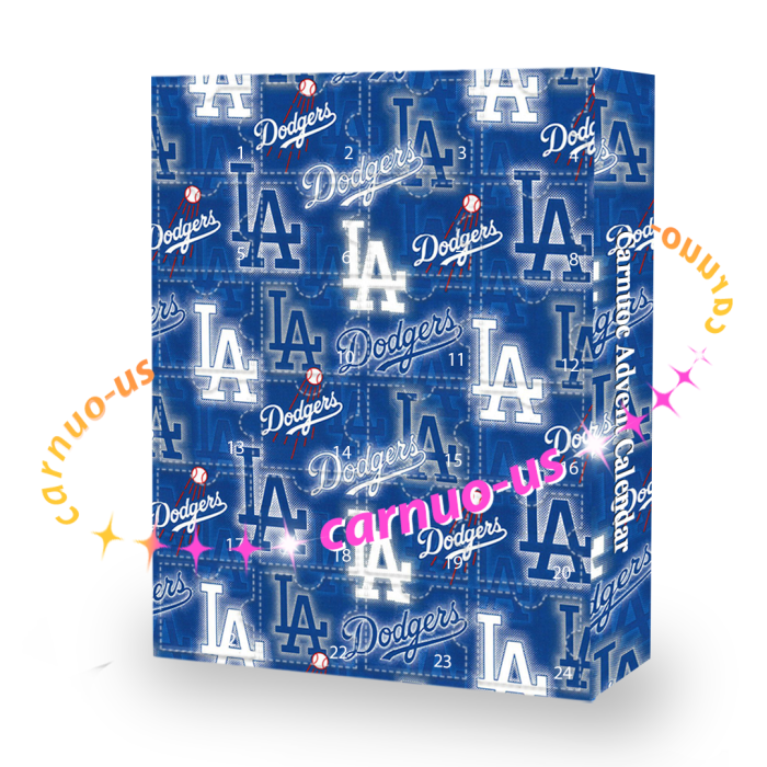 Los Angeles Dodgers 2024 Advent Calendar -- The One With 24 Little Doors