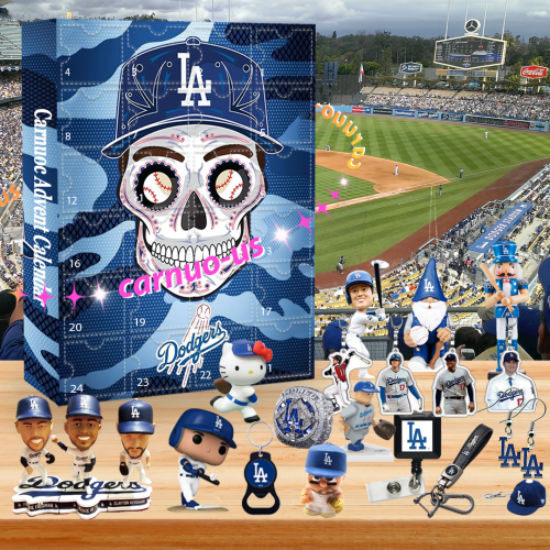 Los Angeles Dodgers 2024 Advent Calendar -- The One With 24 Little Doors