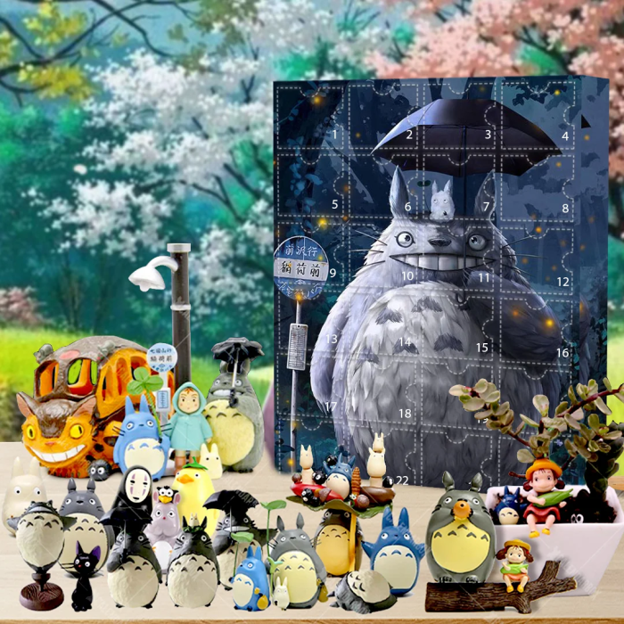 NEW My Neighbor Totoro Advent Calendar -- The One With 24 Little Doors