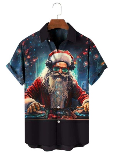 Funny DJ Santa Claus |  Unisex T-SHIRT
