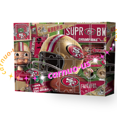 NEW San Francisco 49ers Advent calendar-- The One With 24 Little Doors