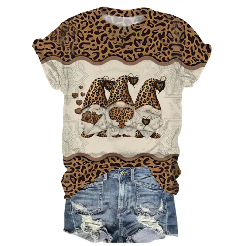 Gnome Leopard Print |  Unisex T-SHIRT