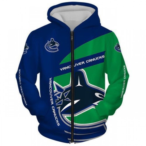 VANCOUVER CANUCKS | NHL team zipper Hoodie