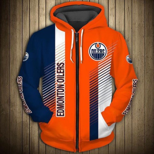 EDMONTON OILERS | NHL team zipper Hoodie