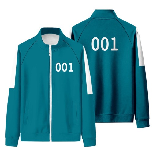 Squid Game NO.001 Jacket Hoodie 3D Digital Printing Clothing | Hoodie
