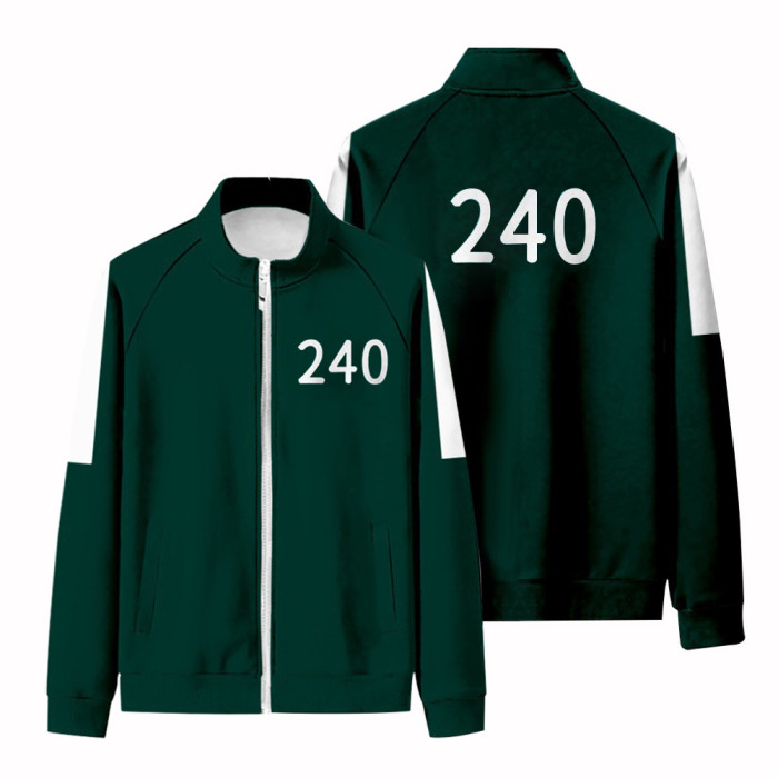 Squid Game NO.240 Jacket Hoodie 3D Digital Printing Clothing | Hoodie