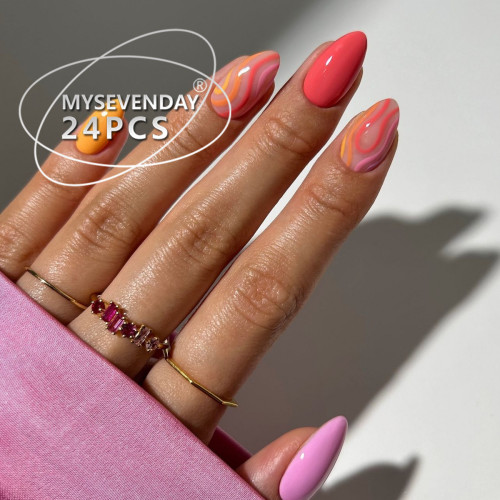 🔥2+1 💅Hot sale BZ1458 Press-on Nails | 1 items with 24pcs