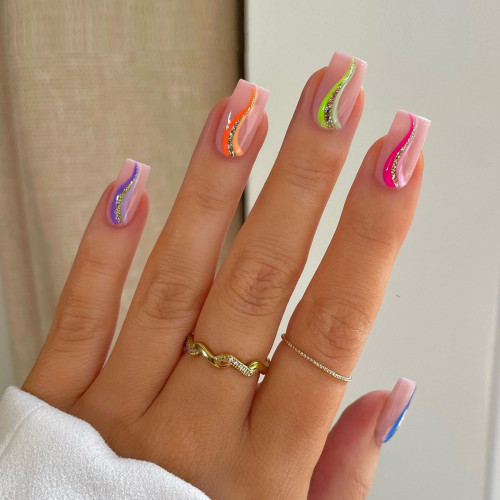 🔥2+1 💅Hot sale BZ1486 Press-on Nails | 1 items with 24pcs