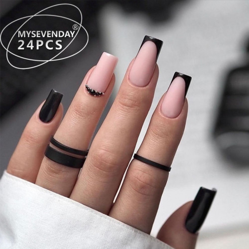 🔥2+1 💅Hot sale BZ1463 Press-on Nails | 1 items with 24pcs
