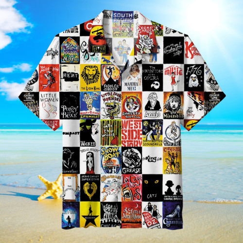 Playbill Classic Musicals | Unisex Hawaiian Shirt