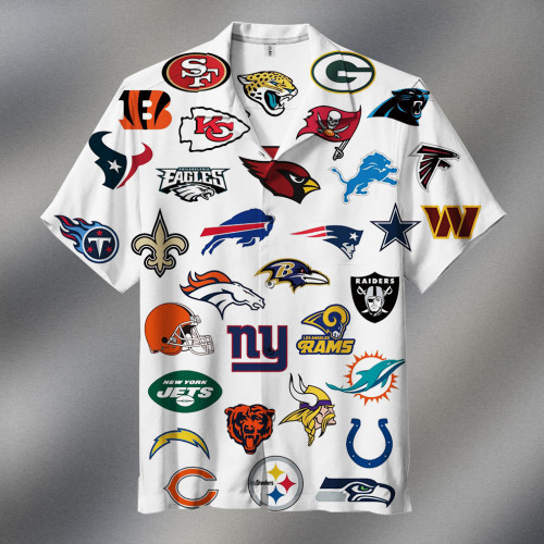 NFL Teams Logo | Hawaiian Shirt