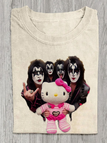 KISS with HelloKitty |  Unisex T-SHIRT