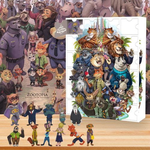 Zootopia Advent calendar-- The One With 24 Little Doors