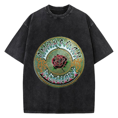 Grateful Dead | Unisex Washed Cotton T-Shirt - Fashion Retro Style, Breathable & Sweat-Wicking