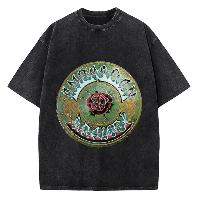 Grateful Dead | Unisex Washed Cotton T-Shirt - Fashion Retro Style, Breathable & Sweat-Wicking