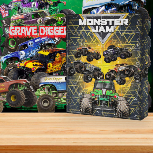 Monster Truck Advent Calendar -- The One With 24 Little Doors