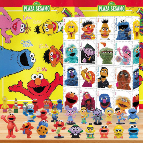 Sesame Street Advent calendar-- The One With 24 Little Doors