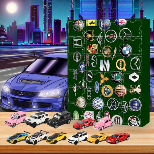 World Famous Cars Advent Calendar -- The One With 24 Little Doors