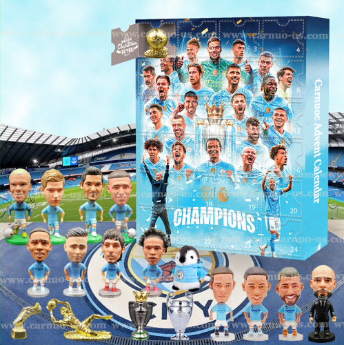 2024 Manchester City F.C. Advent Calendar -- The One With 24 Little Doors