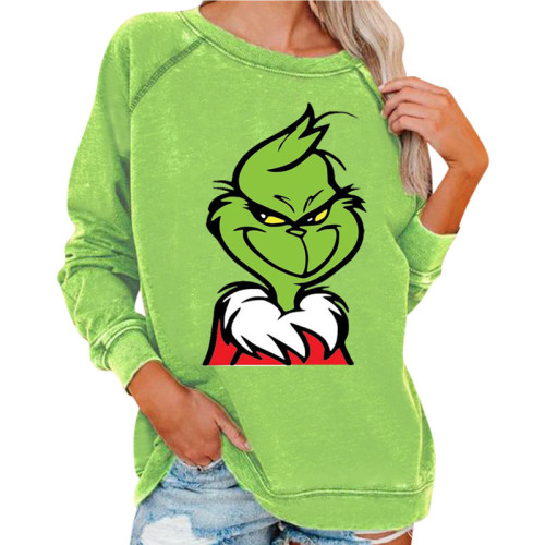 The Grinch Christmas 3D Printing Sweatshirt -09 | Women's clothing
