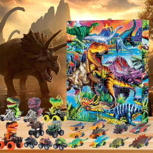 Dinosaurs Advent Calendar -- The One With 24 Little Doors