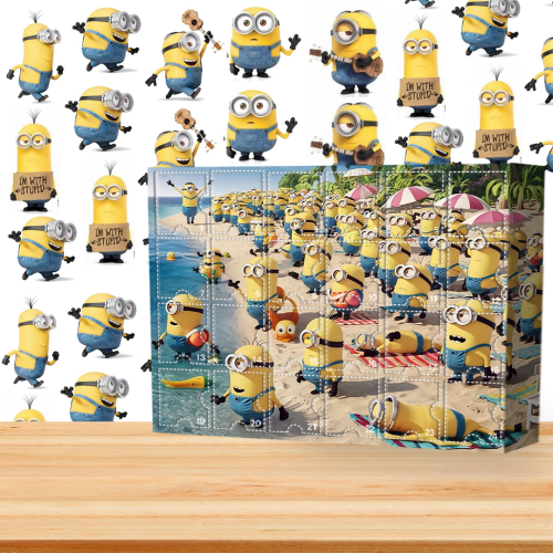 Minions Advent Calendar -- The One With 24 Little Doors