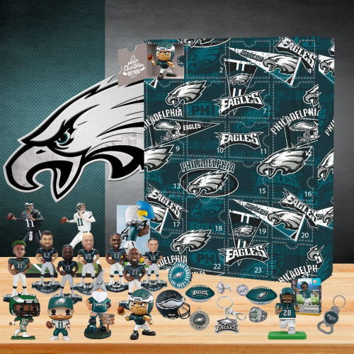 2024 Philadelphia Eagles Advent Calendar -- The One With 24 Little Doors