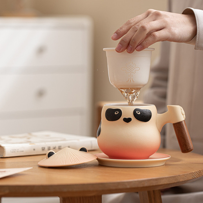 Kung Fu Panda Creative Couple Mug Gift Box with Filter