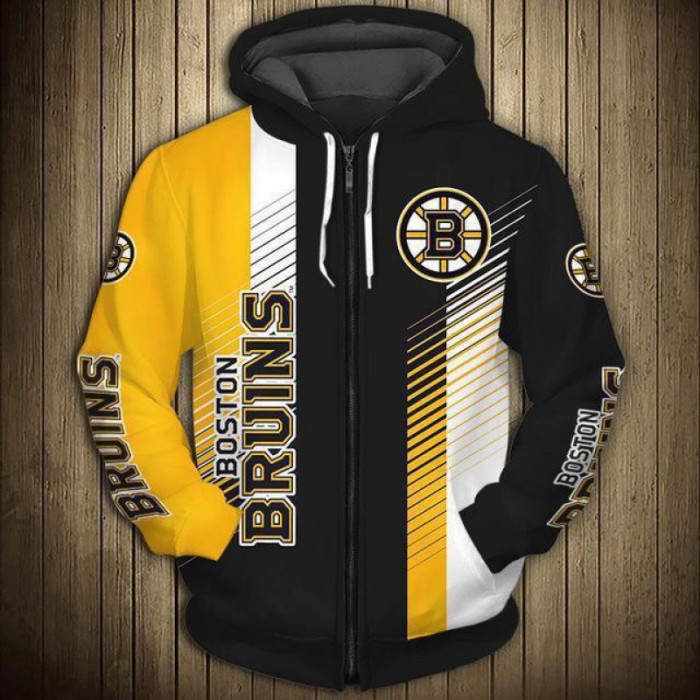 BOSTON BRUINS | NHL team zipper Hoodie