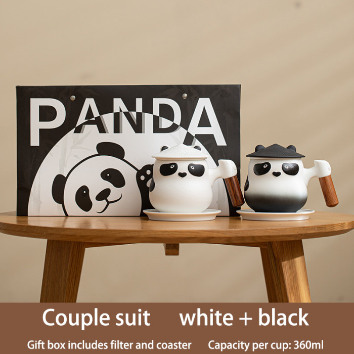 Kung Fu Panda Creative Couple Mug Gift Box with Filter