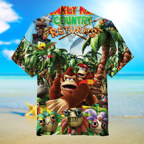 Donkey Kong |Unisex Hawaiian Shirt