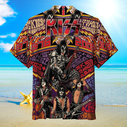 Kiss Band Poster | Hawaiian Shirt