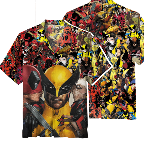 Deadpool & Wolverine | Unisex Hawaiian Shirt
