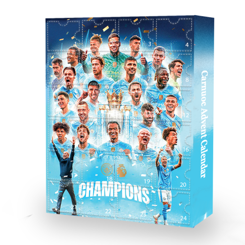 2024 Manchester City F.C. Advent Calendar -- The One With 24 Little Doors