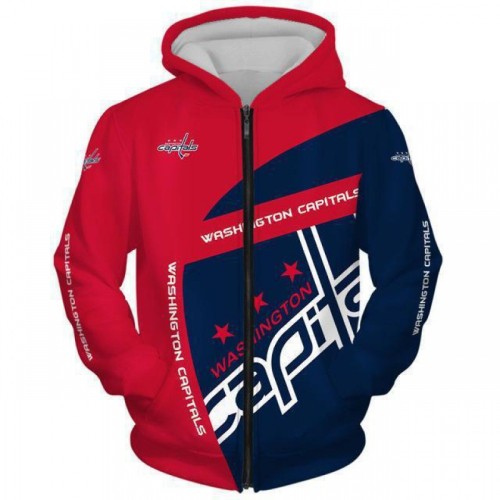 WASHINGTON CAPITALS | NHL team zipper Hoodie