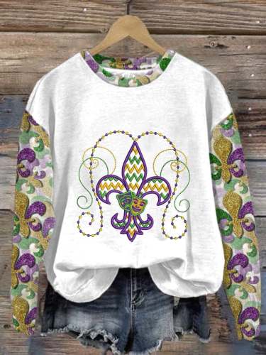 New Orleans | Perfect Color Print Casual Pullover Sweatshirt