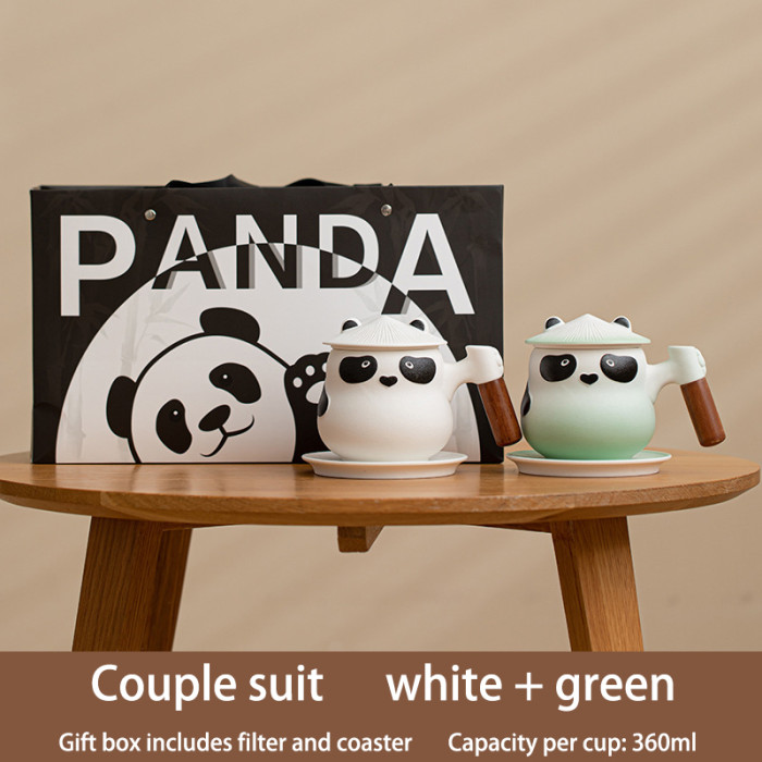 Kung Fu Panda Creative Couple Mug Gift Box with Filter