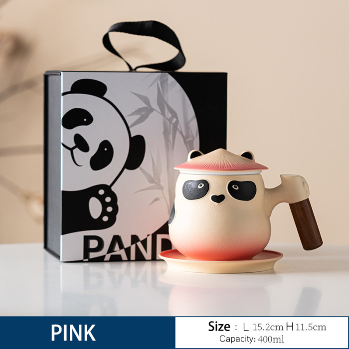 Kung Fu Panda Creative Couple Mug Gift Box with Filter