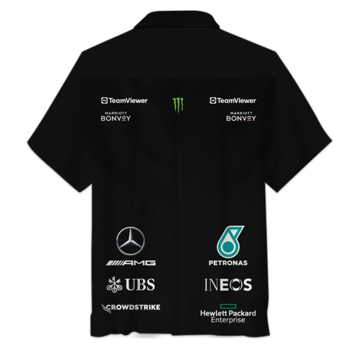 2025 F1-Mercedes-AMG PETRONAS F1 Team | Hawaiian Shirt