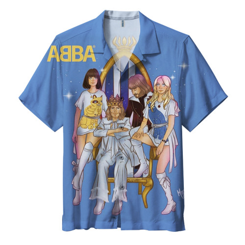 ABBA,They turned Swedish melancholy into disco gold | Unisex Hawaiian Shirt
