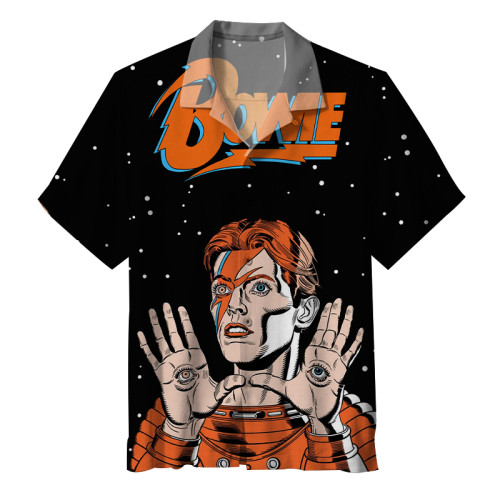 David Bowie, A pioneer of androgyny  | Unisex Hawaiian Shirt